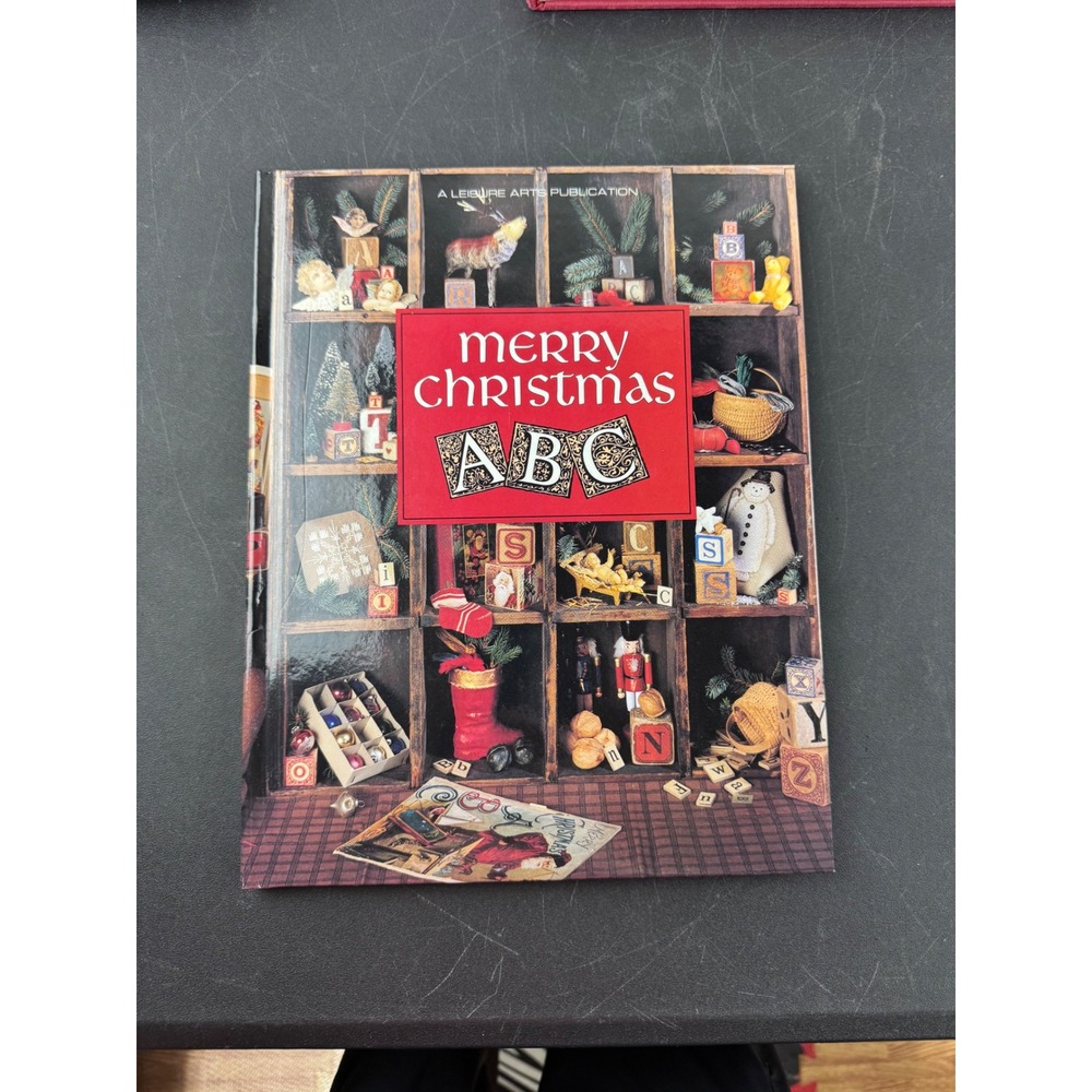 Leisure Arts Merry Christmas ABC Cross Stitch Pattern Book Six‎ 1995 Vintage